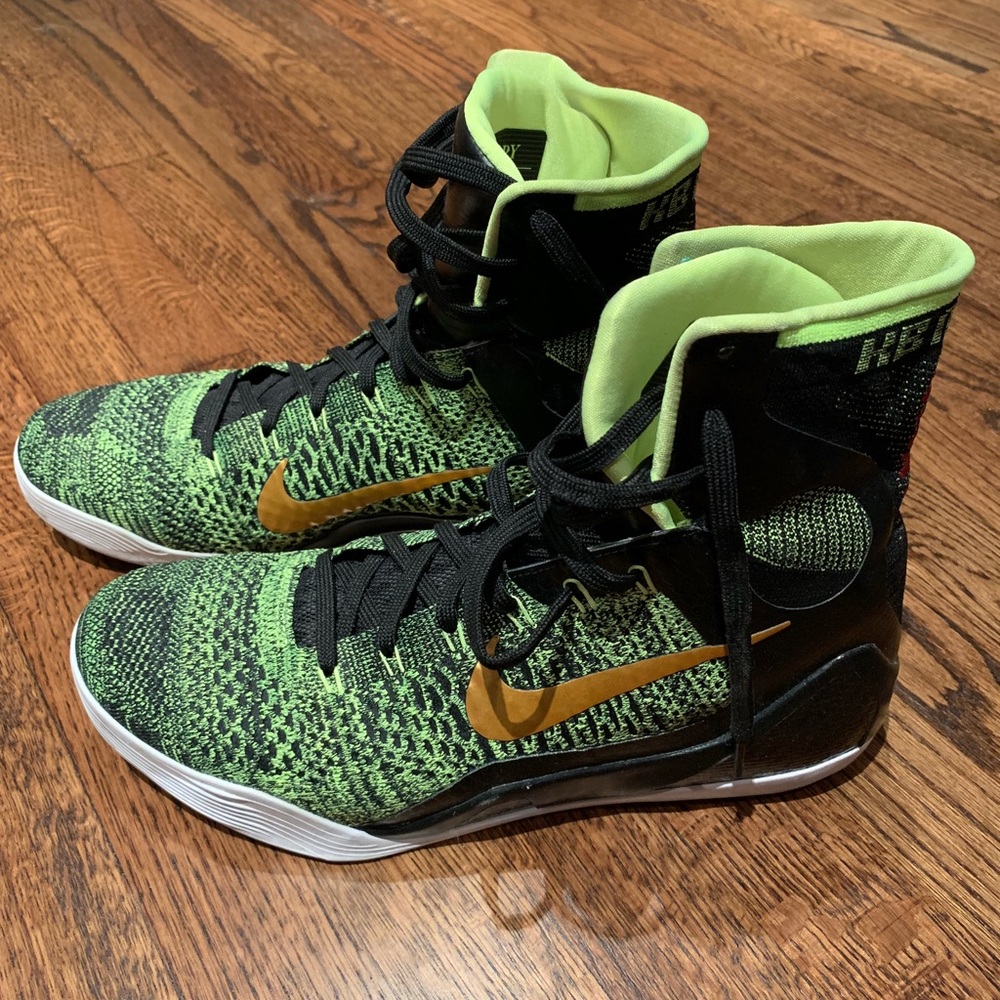 Kobe IX 9 Elite Metallic Gold Size 12